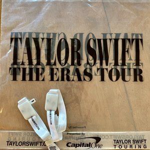 Taylor Swift Eras Tour Wristbands and Bag